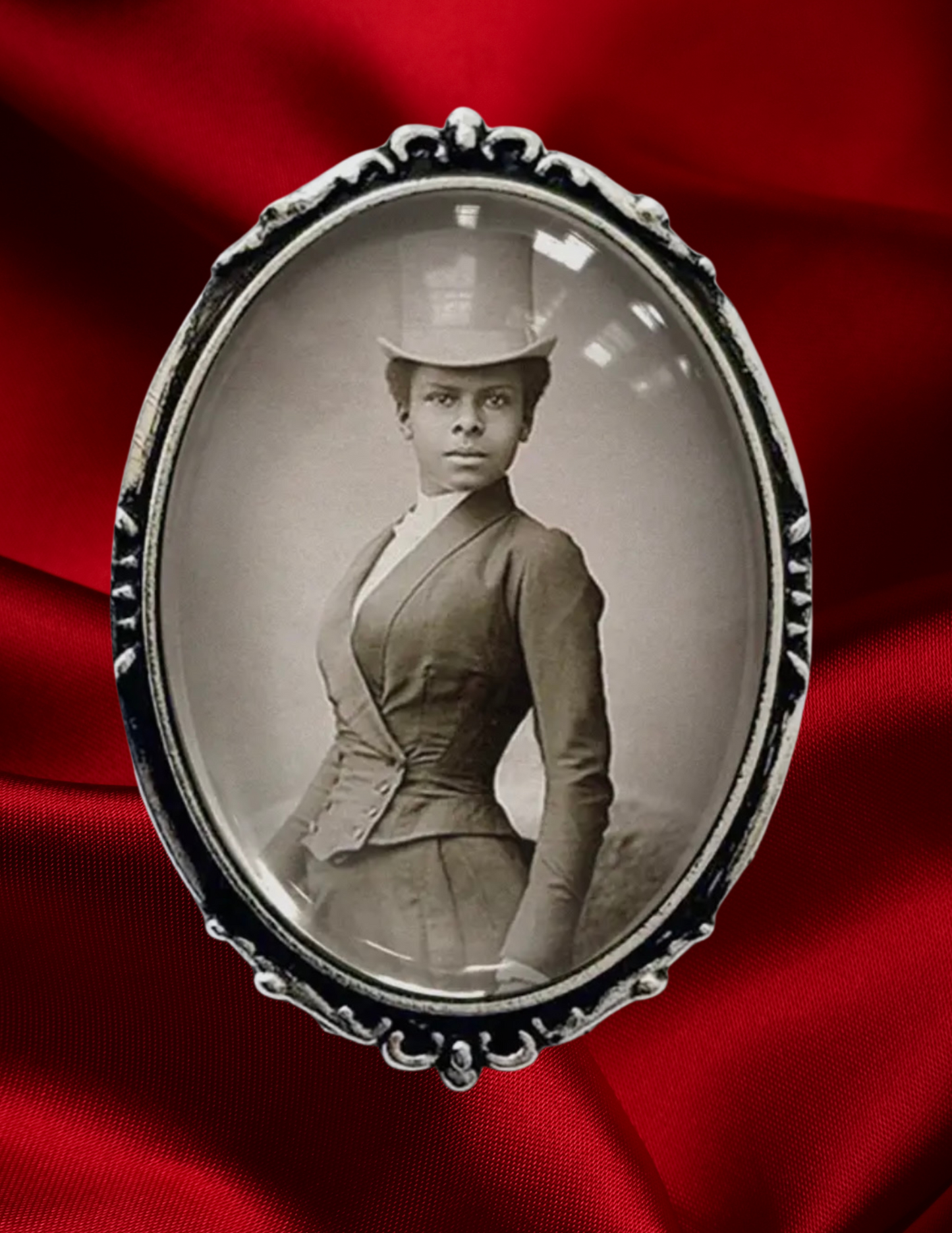 Victorian Selika Lazevski Brooch (Silver)