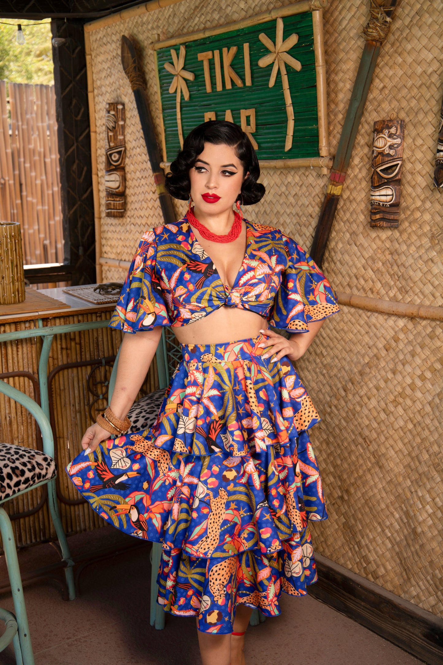 Carmen SKIRT Sample (Mystic Jungle Print XS)