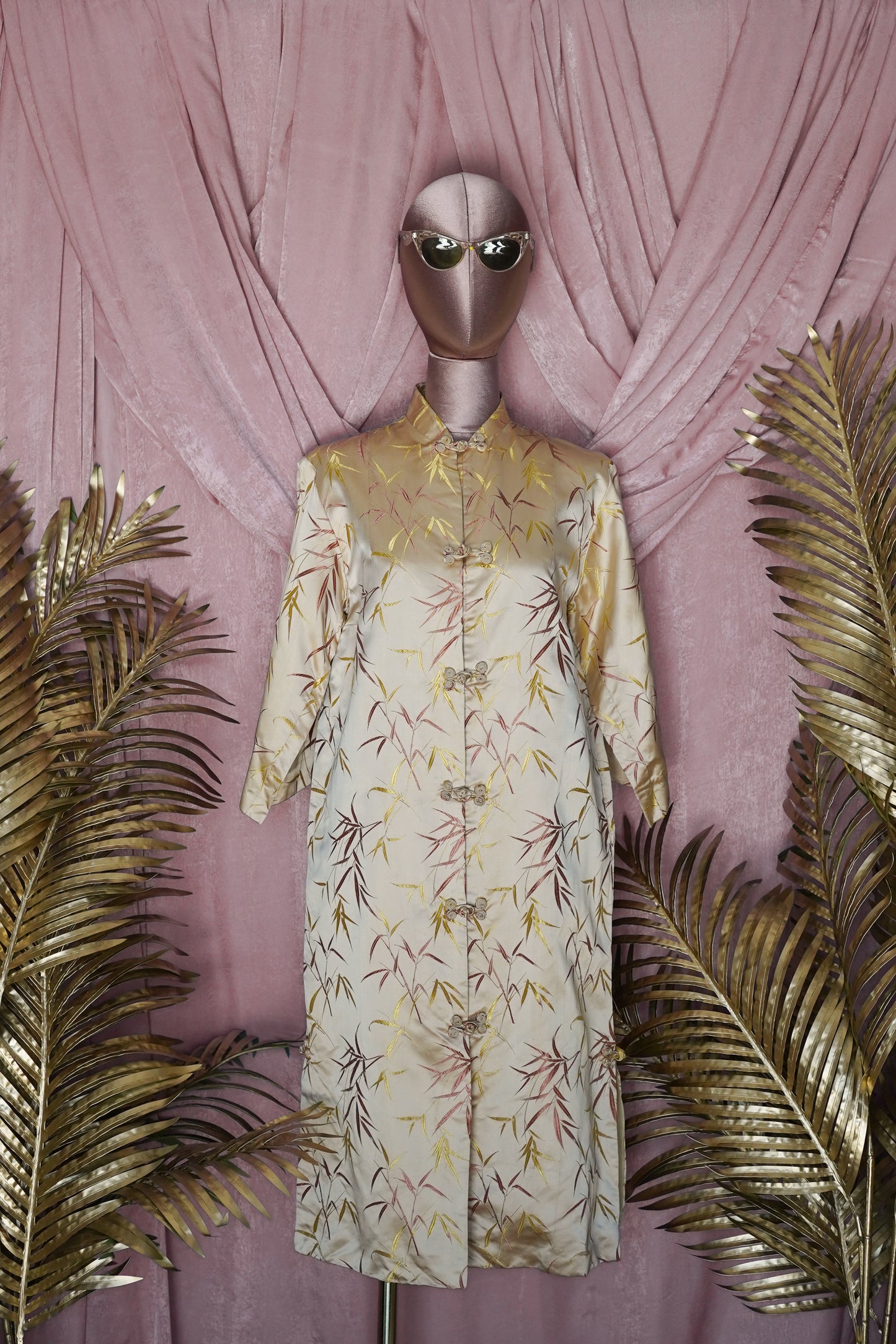 1950s Silk Hayashi Jacquard Kimono Jacket