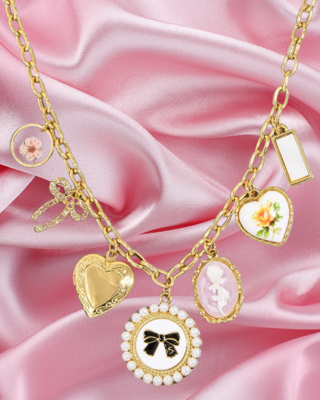 Marie Antoinette Charm Necklace