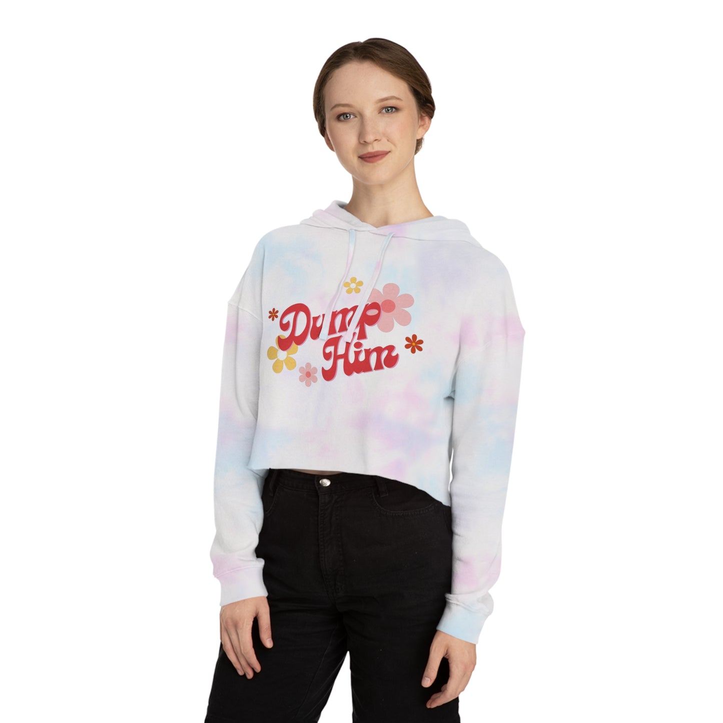 "Dump Him" Women’s Cropped Hoodie