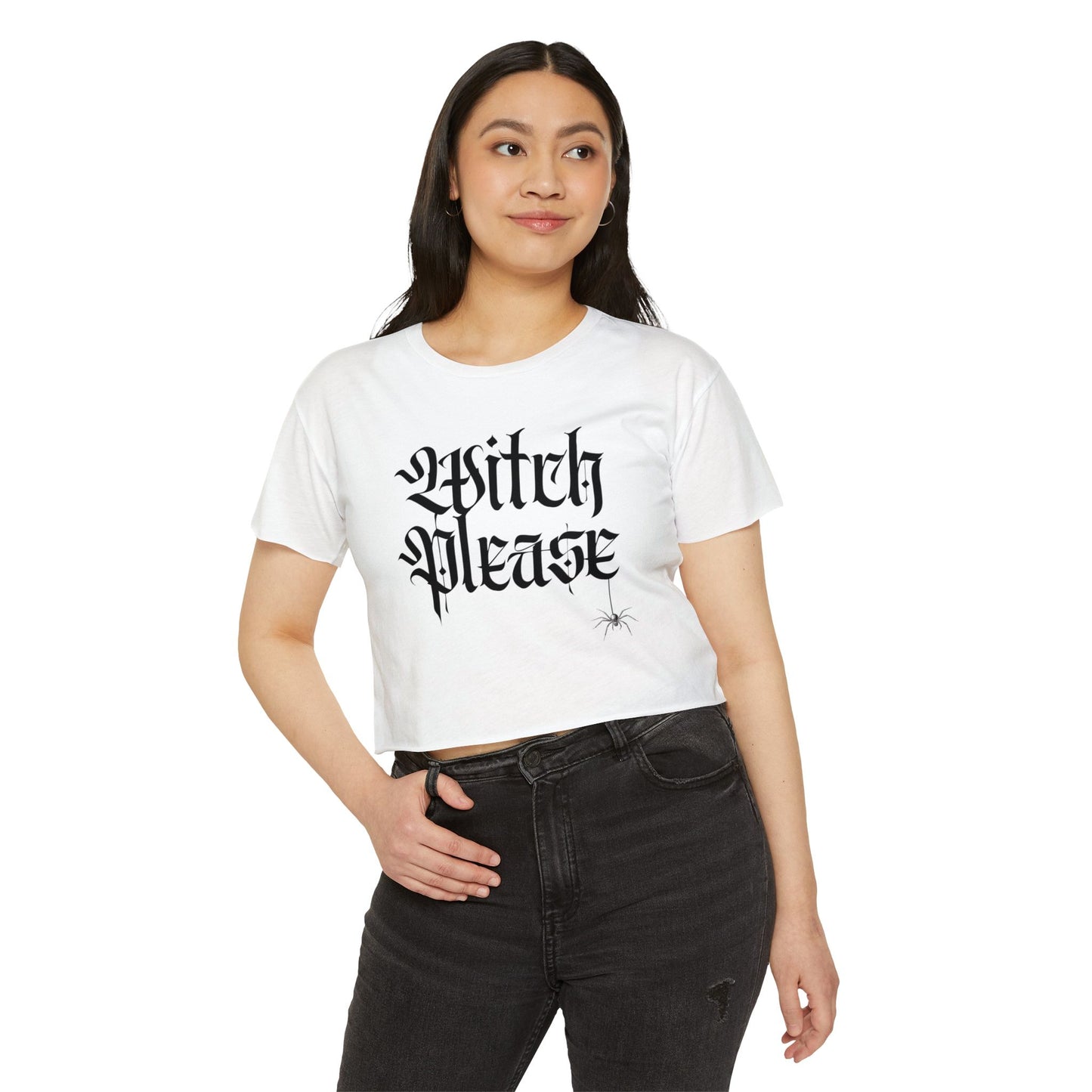 "Witch Please” Cropped Tee