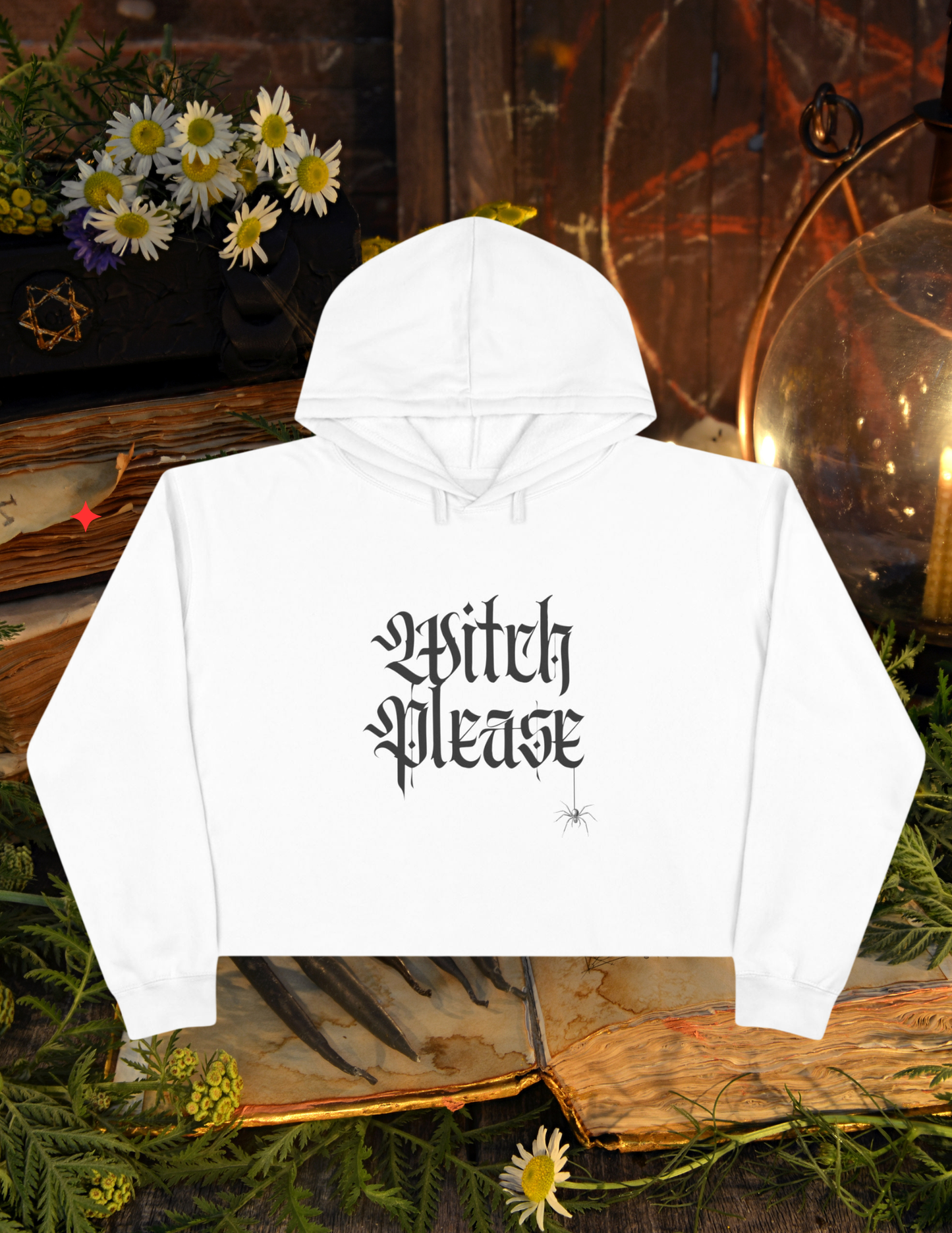 "Witch Please" Cropped Hoodie