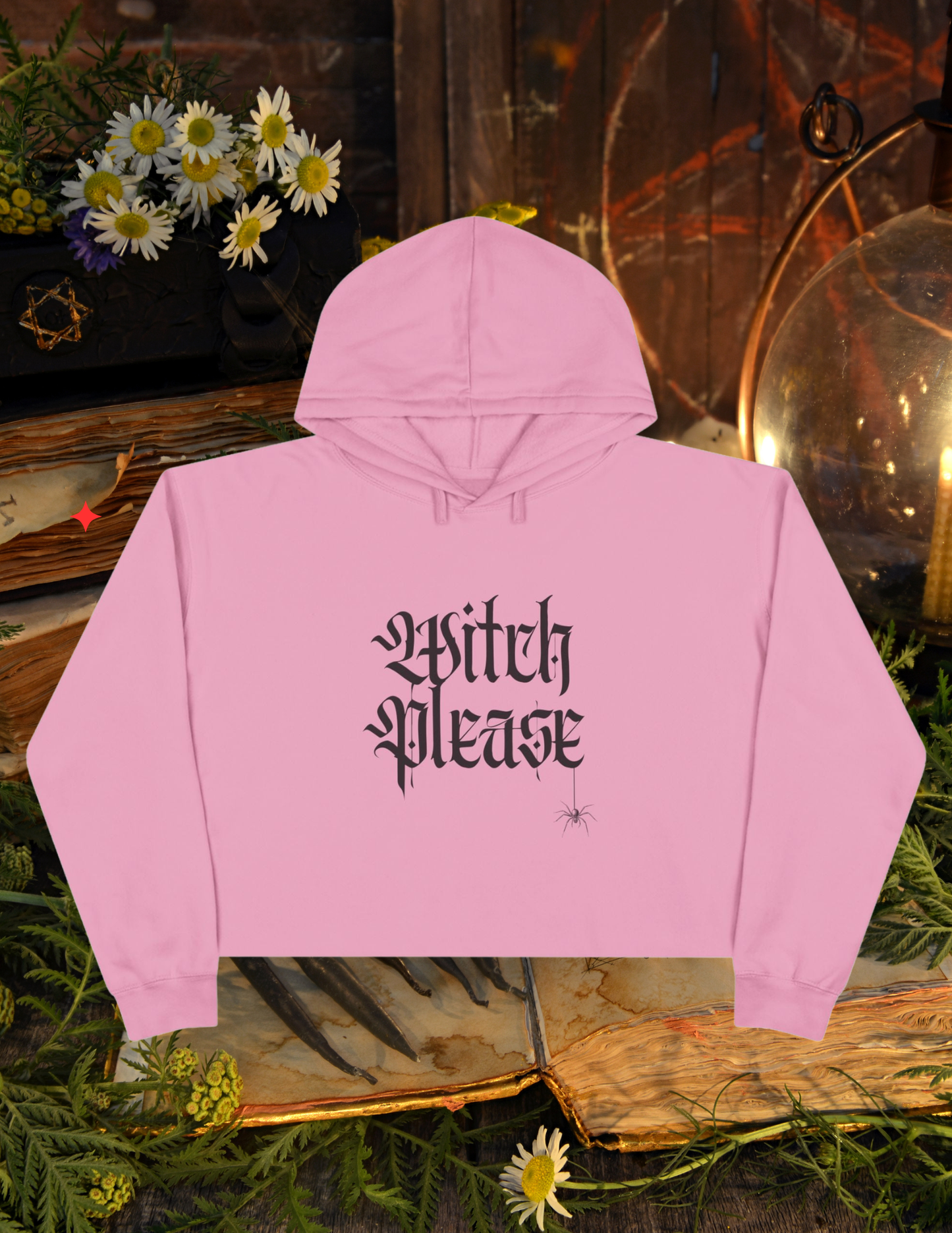 "Witch Please" Cropped Hoodie