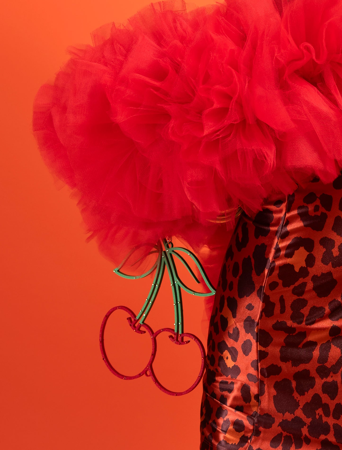 Viva La Bombshell Tutti Frutti Red Boa (Cherry)
