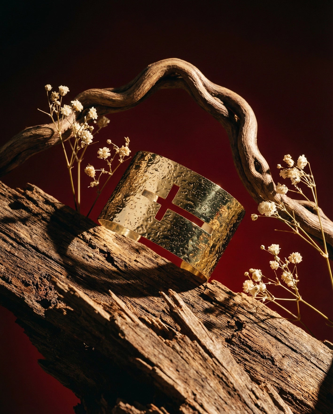 Cross Cuff Bracelet