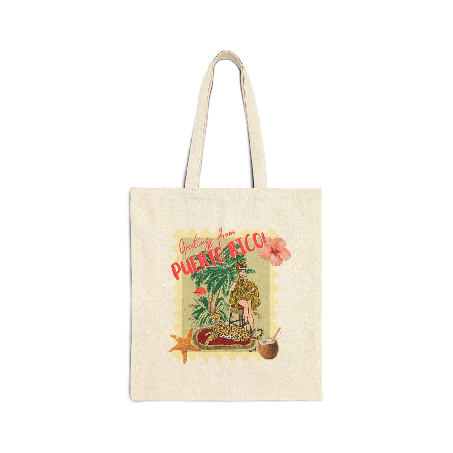 "Tropicalia" Puerto Rico Tote Bag