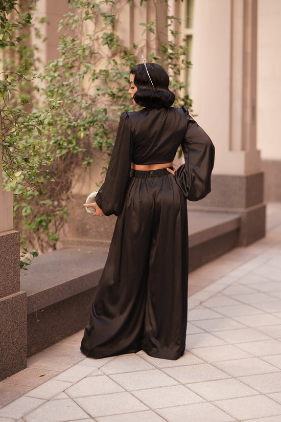 Harlow Set (Black Satin) PRE-ORDER