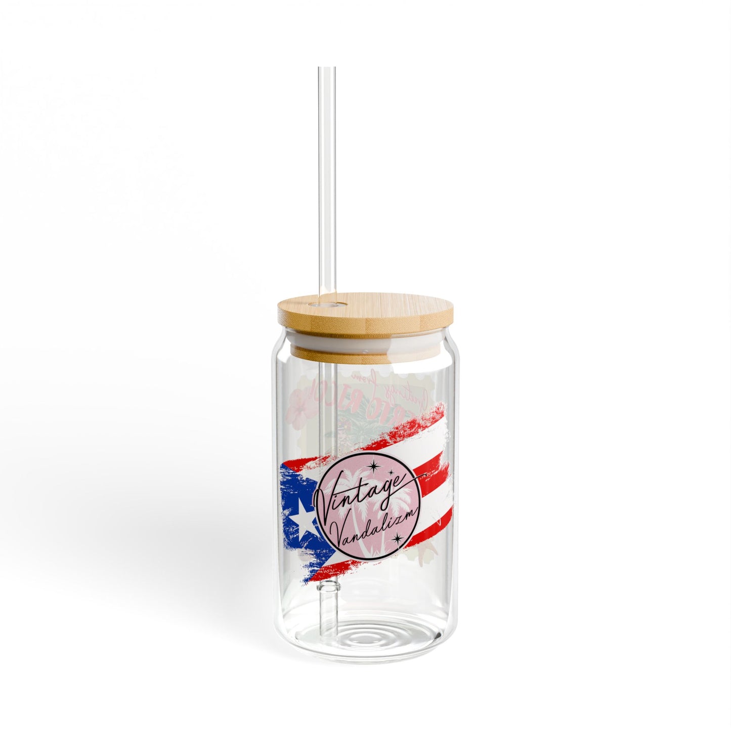 "Tropicalia" Puerto Rico Sipper Glass