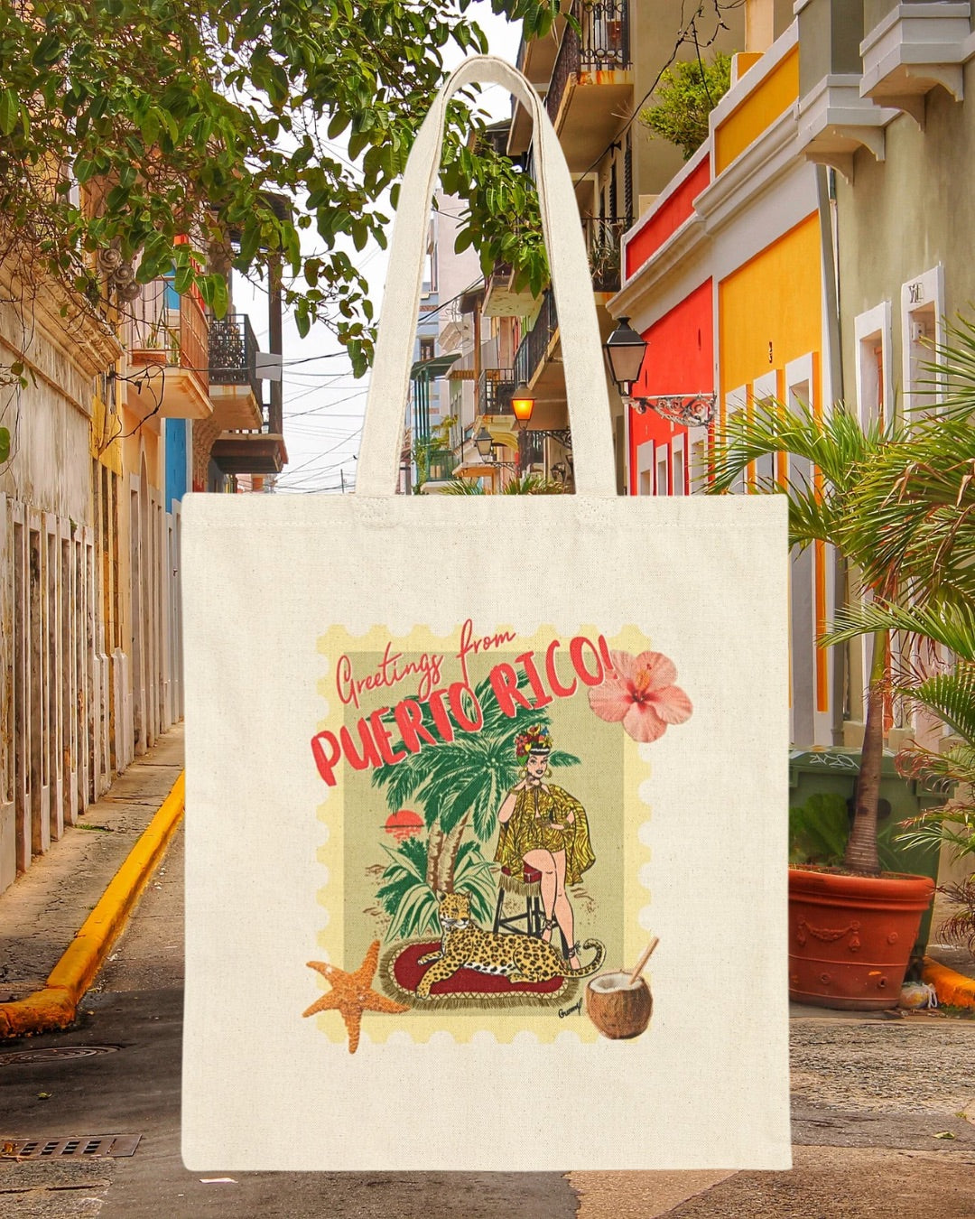 "Tropicalia" Puerto Rico Tote Bag