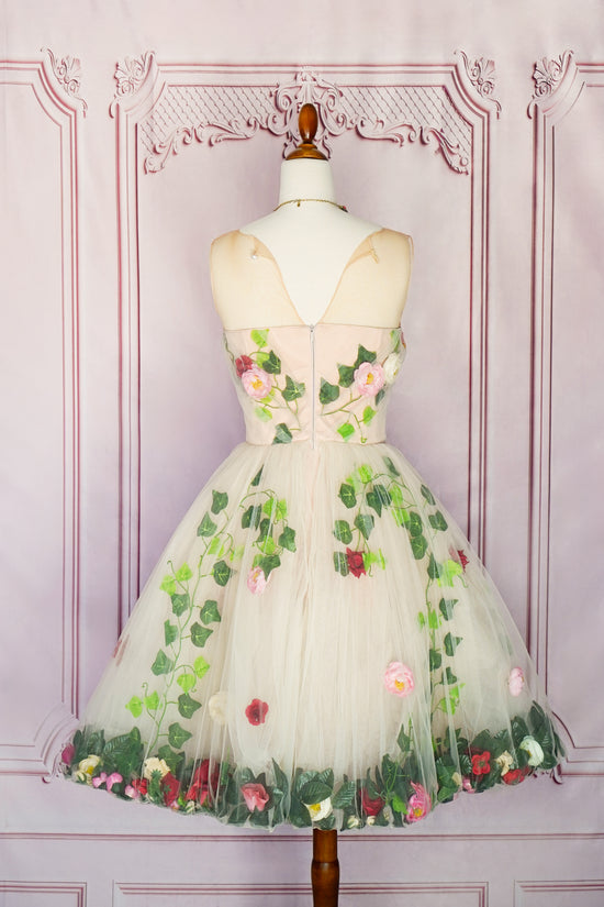 Chotronette 3D Roses Dress (Size XS)