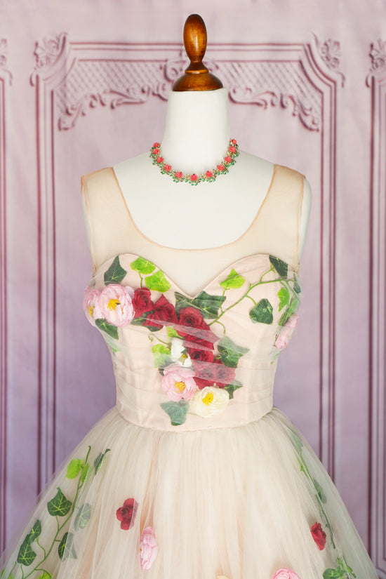 Chotronette 3D Roses Dress (Size XS)