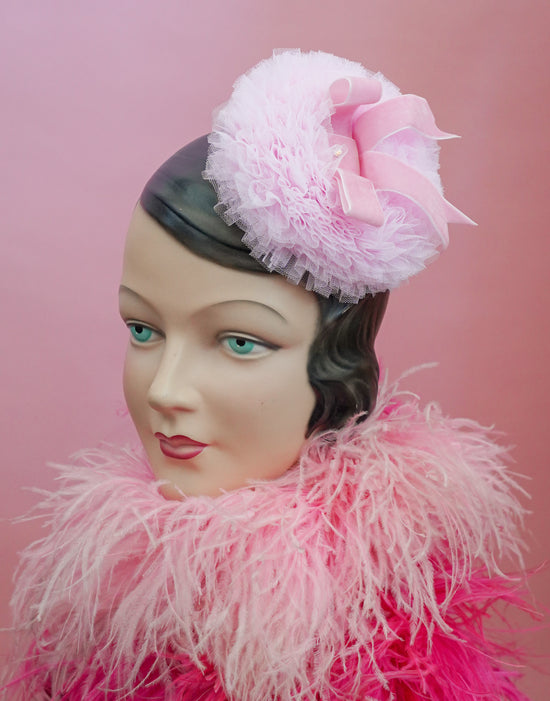 Viva La Bombshell Kimmi Fascinator (Pink)