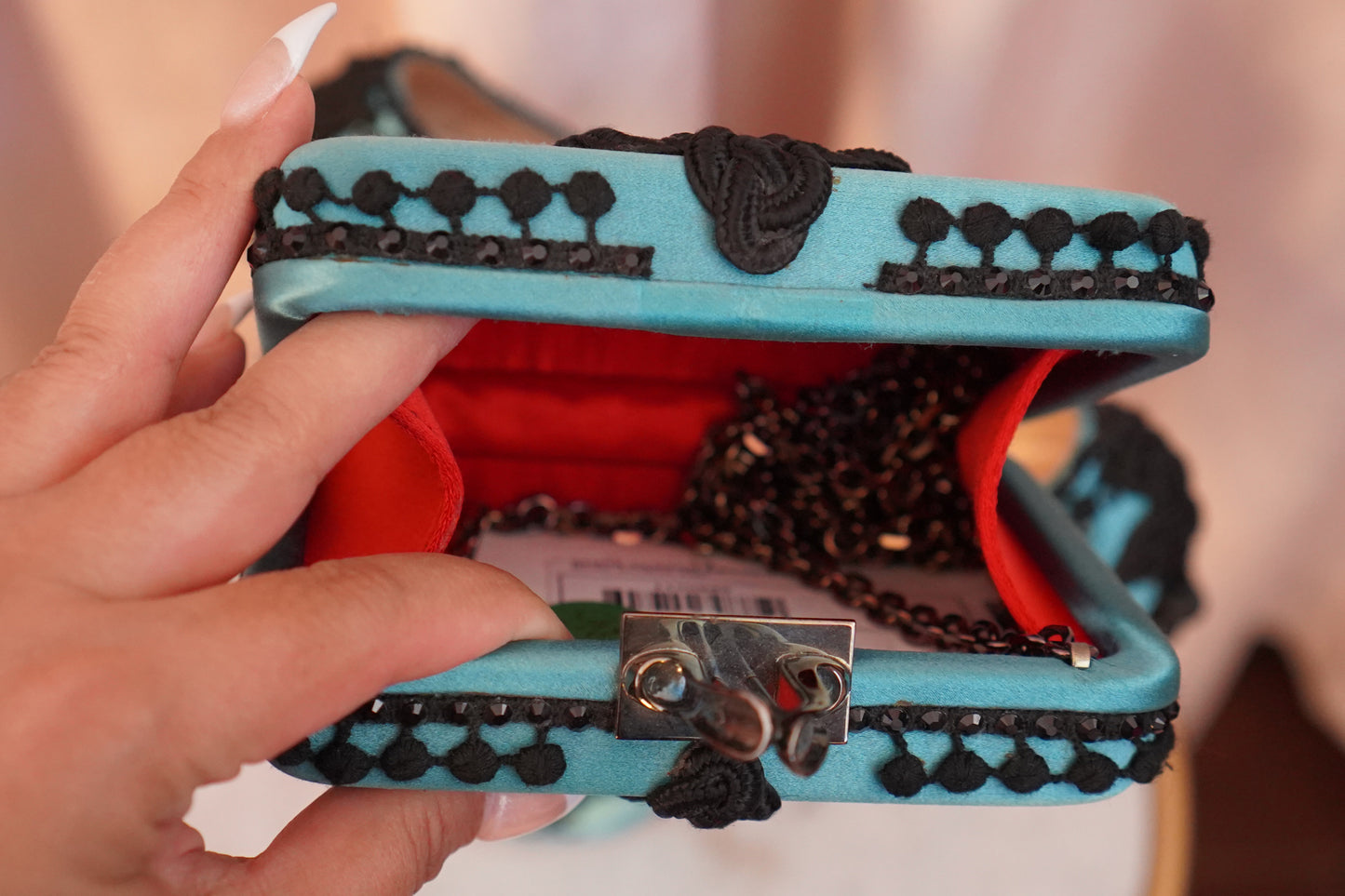 Christian Louboutin Torero Platform Heels & Matching Swarovski Crystal Clutch Set – Rare 2012 Matador Collection