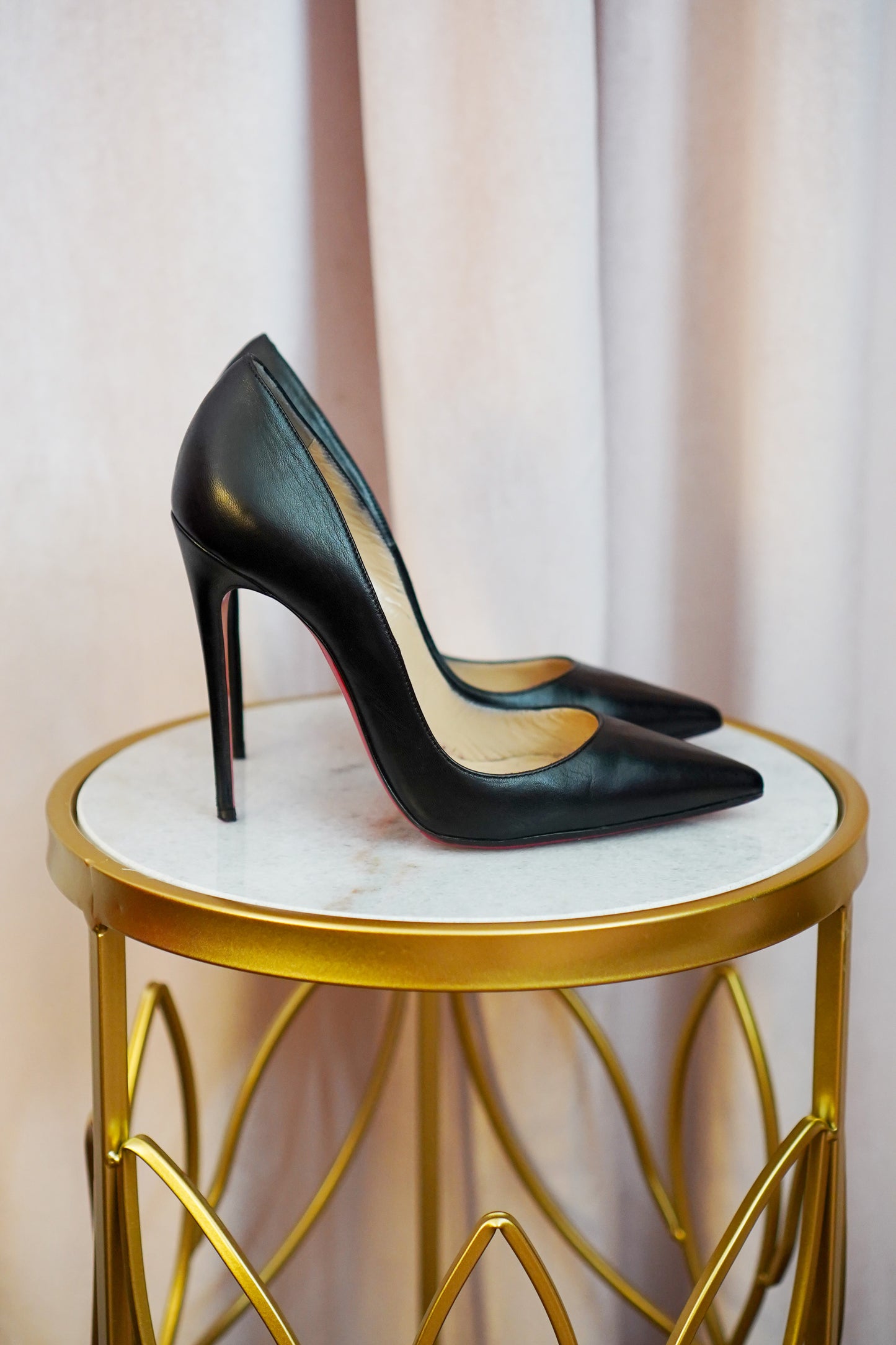 Christian Louboutin So Kate 120 Black Pumps SZ 35 1/2