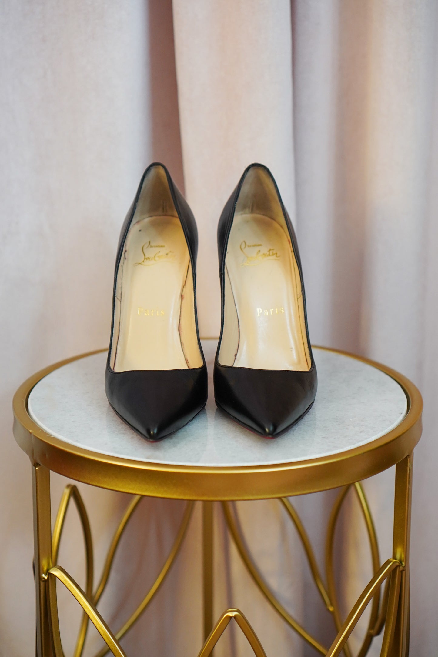 Christian Louboutin So Kate 120 Black Pumps SZ 35 1/2
