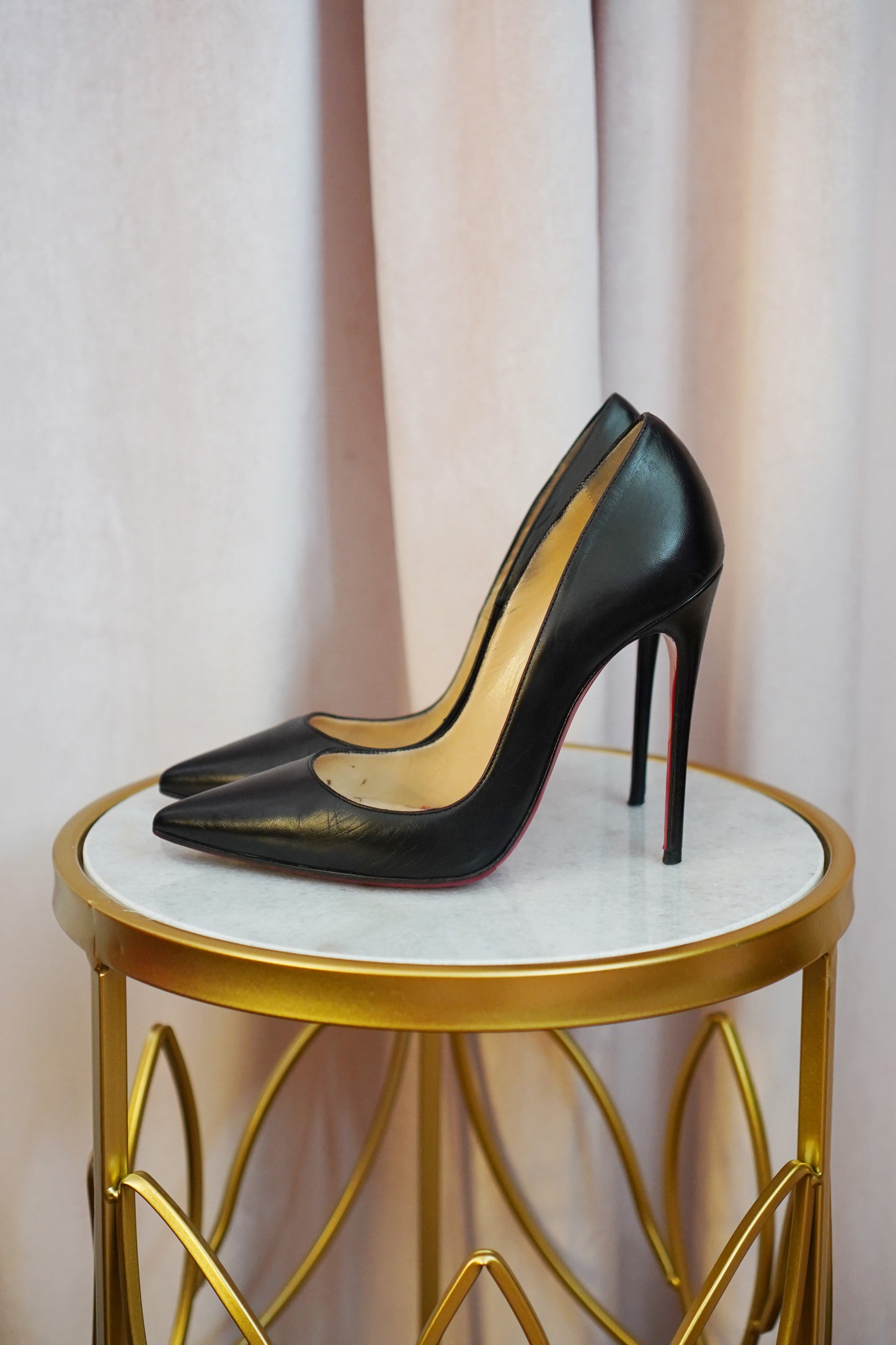 Christian Louboutin So Kate 120 Black Pumps SZ 35 1/2