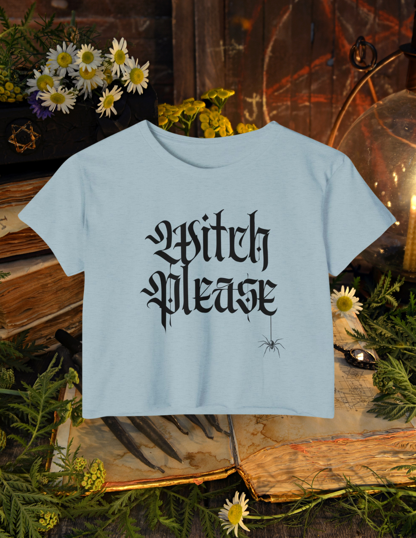 "Witch Please” Cropped Tee