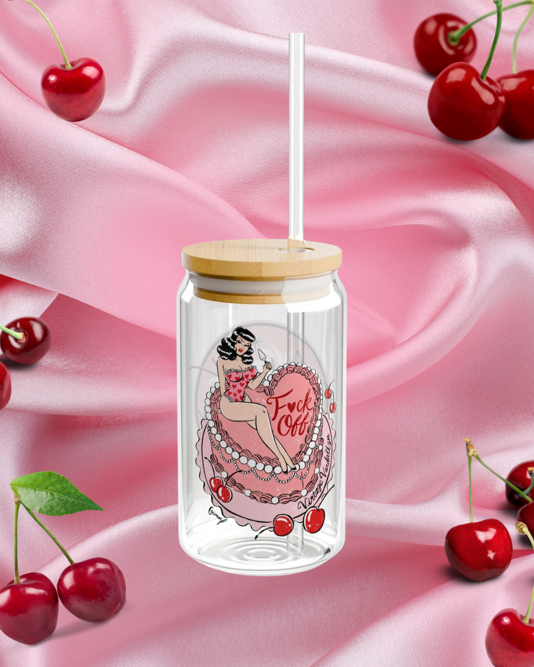 "Heartbreaker" Sipper Glass