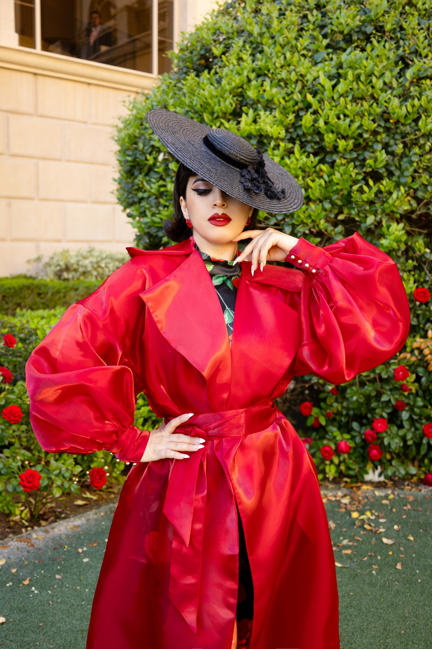 Amora Overcoat Red (Long) PRE-ORDER