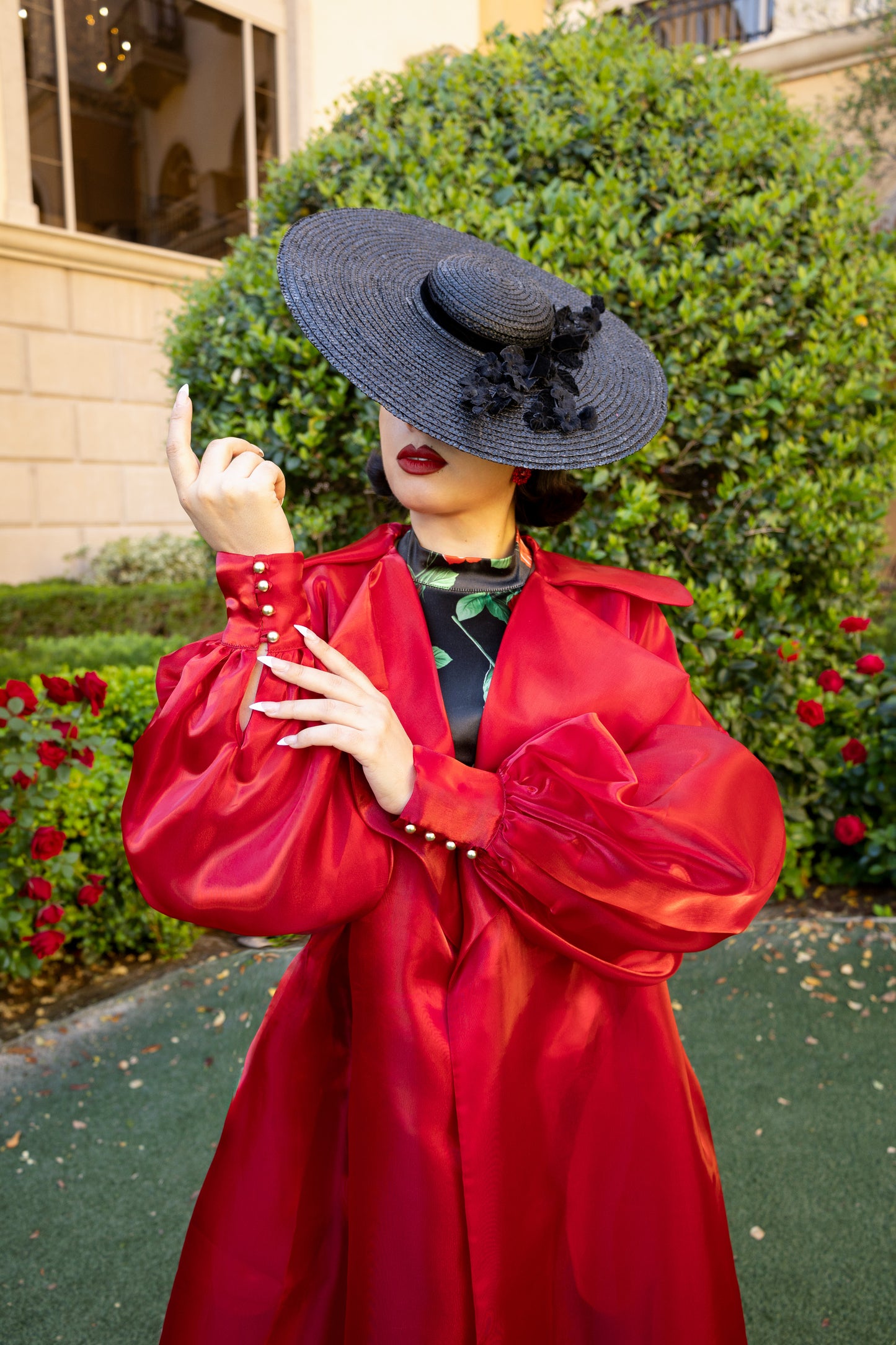 Amora Overcoat Red (Long) PRE-ORDER