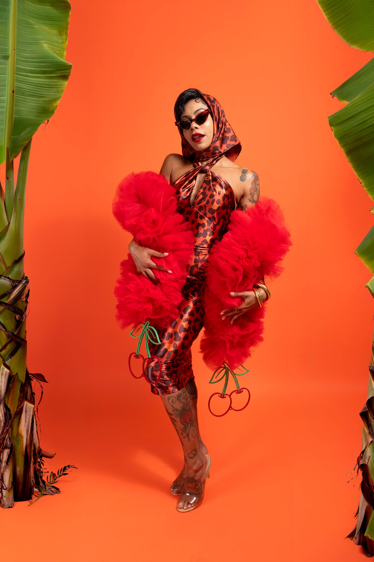 Sophia 3pc Set (Orange Leopard) PRE-ORDER