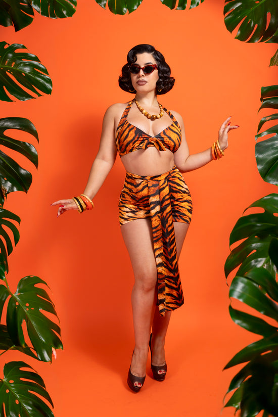 【未使用】AMERI VINTAGE 2023年 SWIM WEAR Zamora 3pc Swimsuit Set (Tiger) PRE-ORDER – Vintage Vandalizm