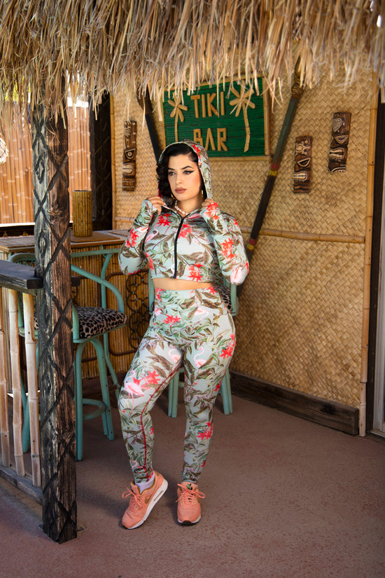 Rumba Hoodie (Flamingo Paradise Print)