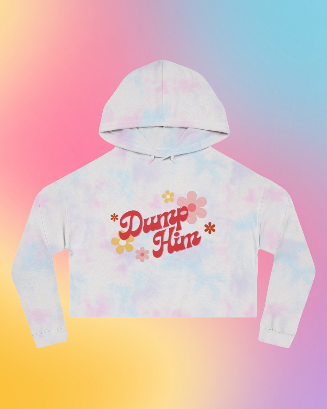 "Dump Him" Women’s Cropped Hoodie