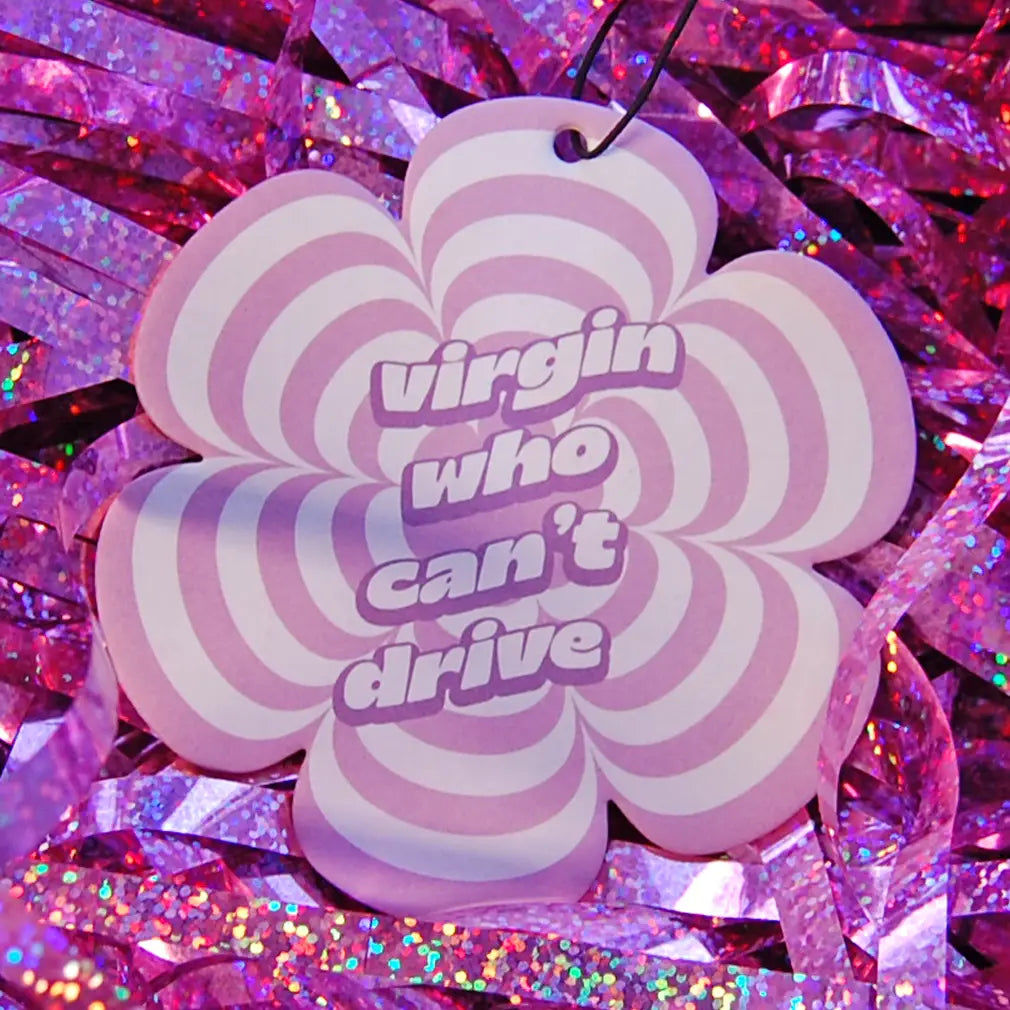 Virgin Who Can't Drive Air Freshener