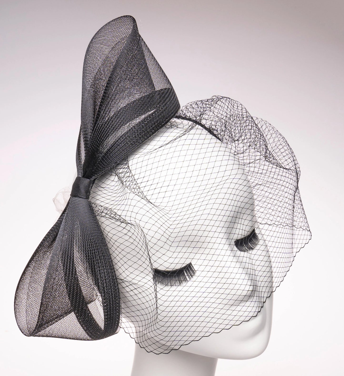 Bow + Veil Fascinator Headband