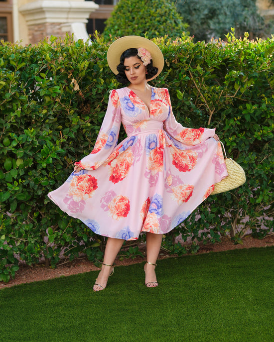 Zelda Dress (Pink Floral) (YARD SALE) Zelda Dress (Pink Floral) (YARD SALE)