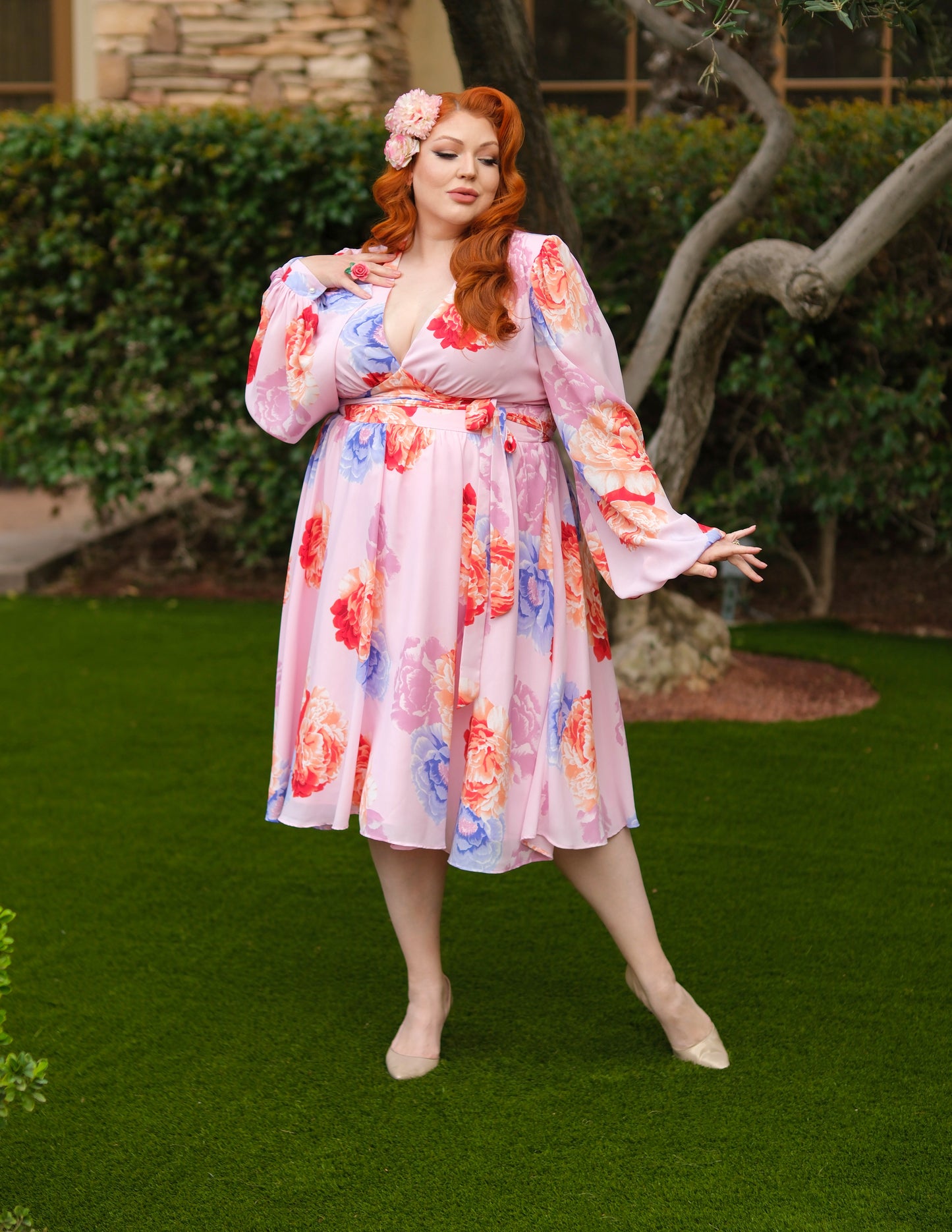zelda pink dress Zelda Asymmetric Slinky Midi Dress / Ballet Pink | MESHKI