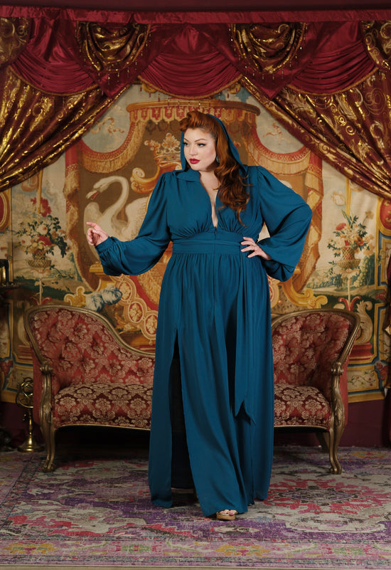 Load image into Gallery viewer, Lilith Gown (Teal)
