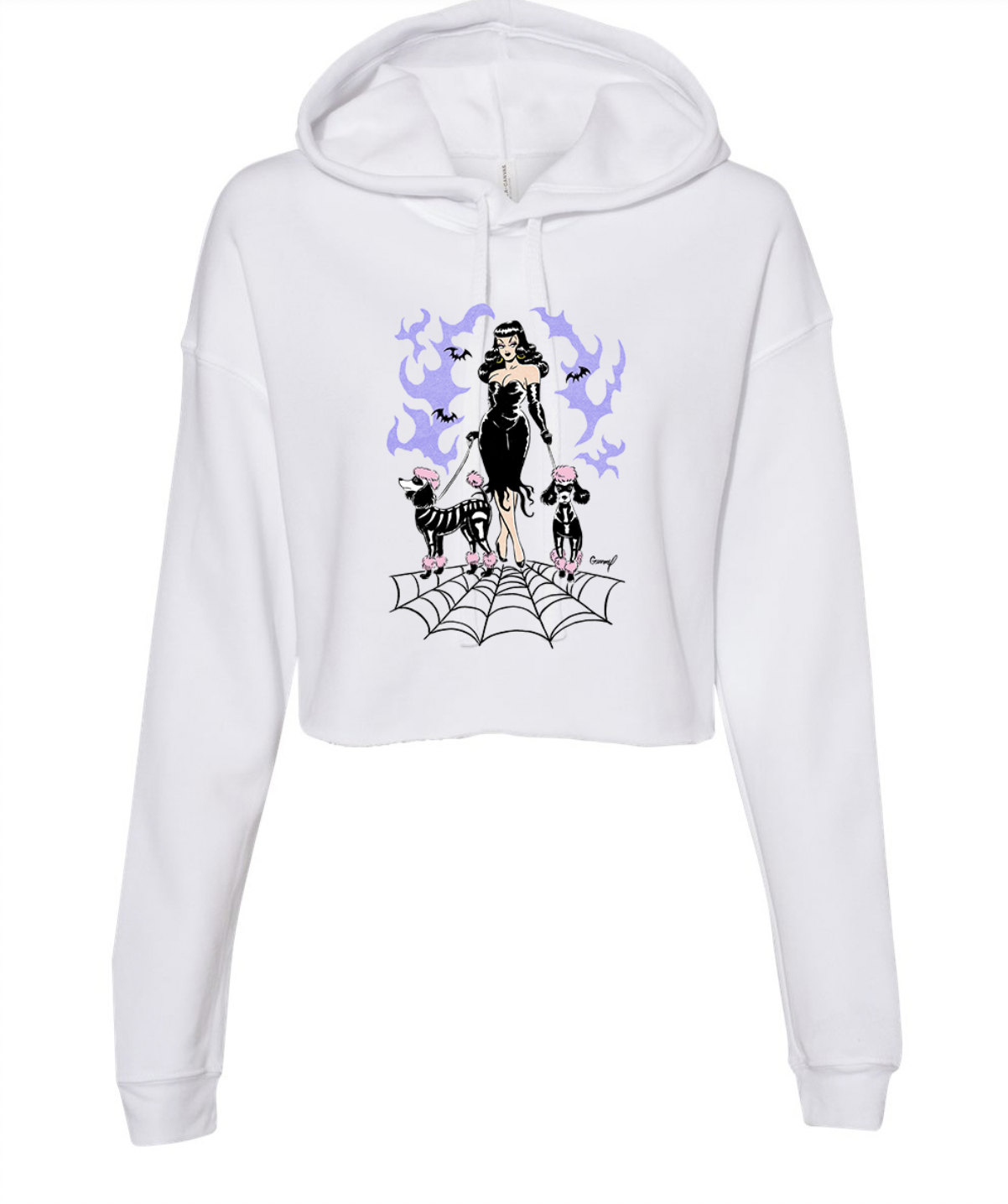 Load image into Gallery viewer, &amp;quot;Vamp&amp;quot; Hoodie (White)
